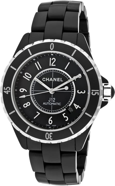 chanel black watch|chanel j12 watches.